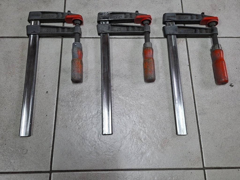 3 stuks Bessey TG30S12 lijmtang 300/120 mm - spanvijs, Ophalen, Gebruikt, Klem, Overige merken