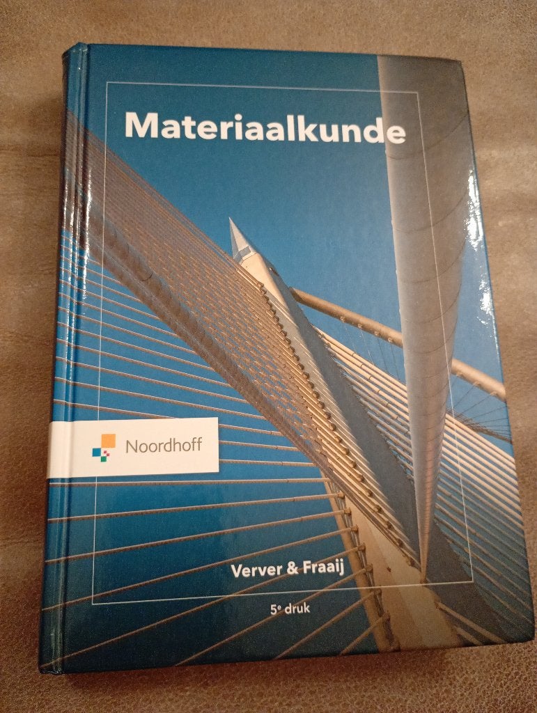 Materiaalkunde - 5de druk, Enlèvement ou Envoi, Comme neuf, Enseignement supérieur, M.W. Verver