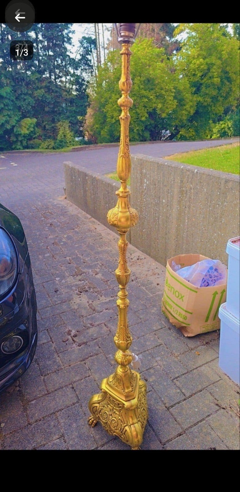lampe vintage, Enlèvement