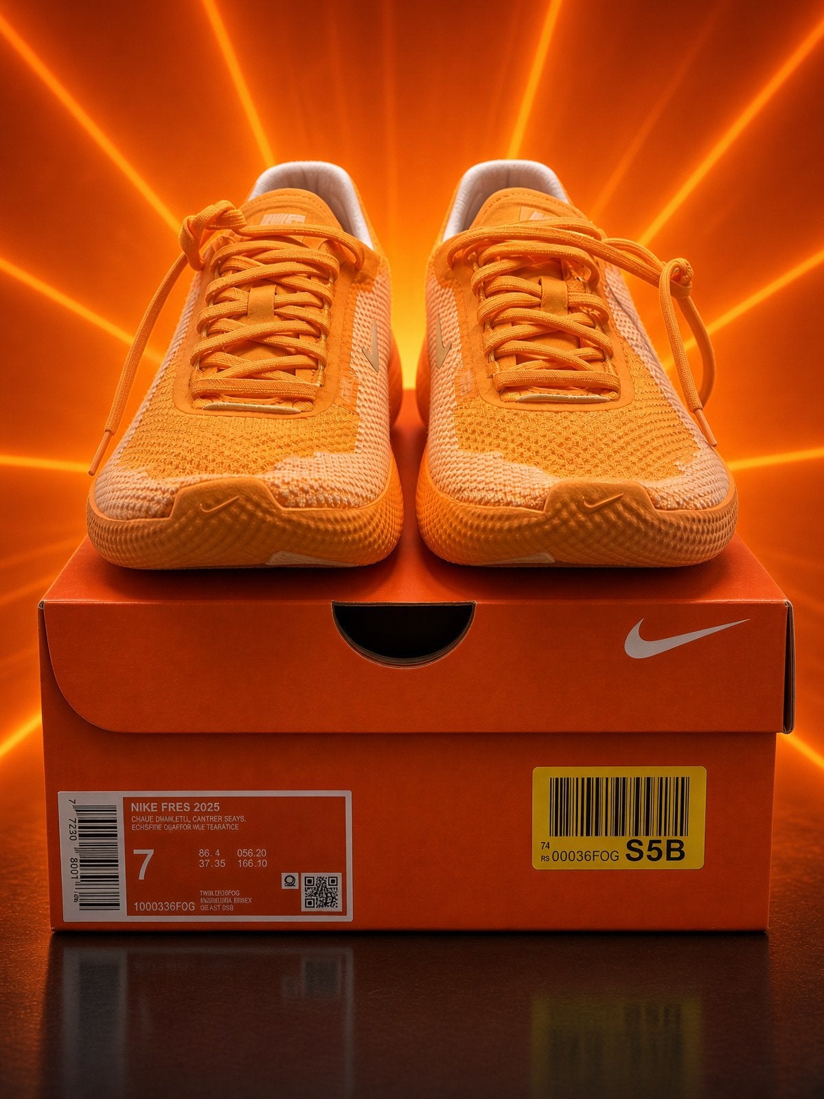 Nike Free 2025 EU40-New-kleur: laser Orange, Sports & Fitness, Neuf, Chaussures de course à pied, Autres sports, Enlèvement ou Envoi