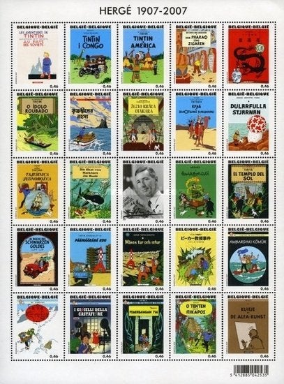 Bloc 143 Hergé 1907 - 2007 Année 2007 Neuf, Enlèvement ou Envoi, Non oblitéré, Neuf, Autre