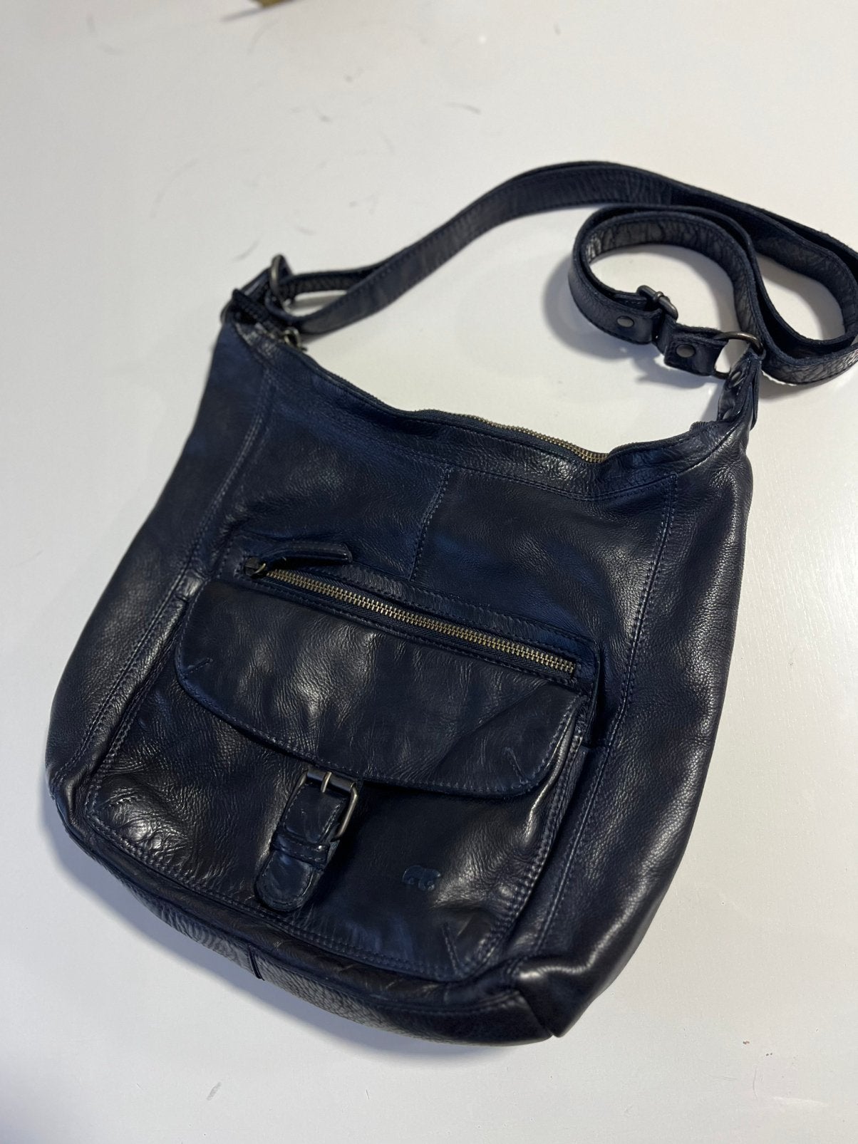 BEAR Leren Schoudertas / Crossbody Tas, Ophalen, Zo goed als nieuw, Schoudertasje