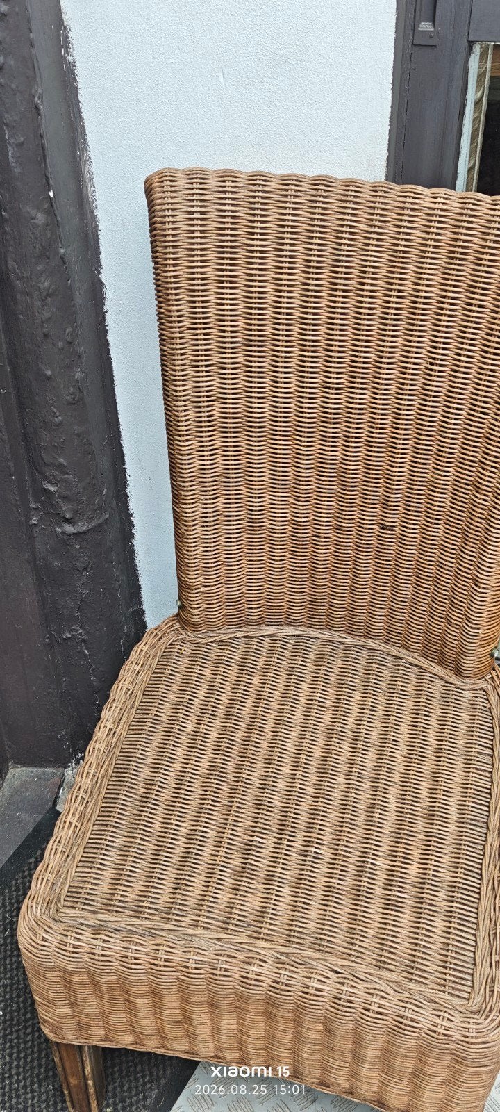 Set van 5 rotan tuinstoelen / terrasstoelen, Ophalen