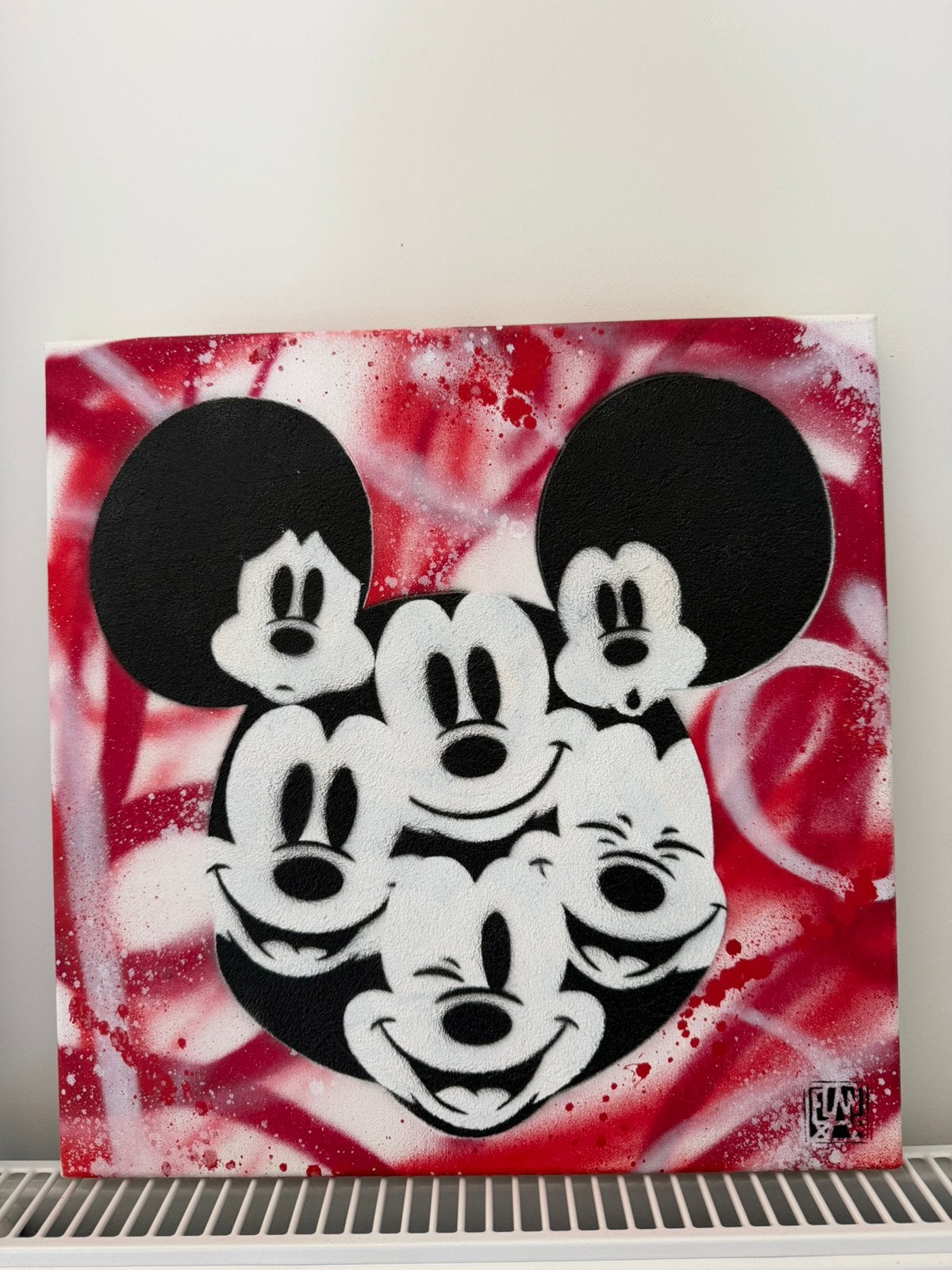 Mickey Mouse disney graffiti streetart, Huis en Inrichting, Ophalen, Zo goed als nieuw