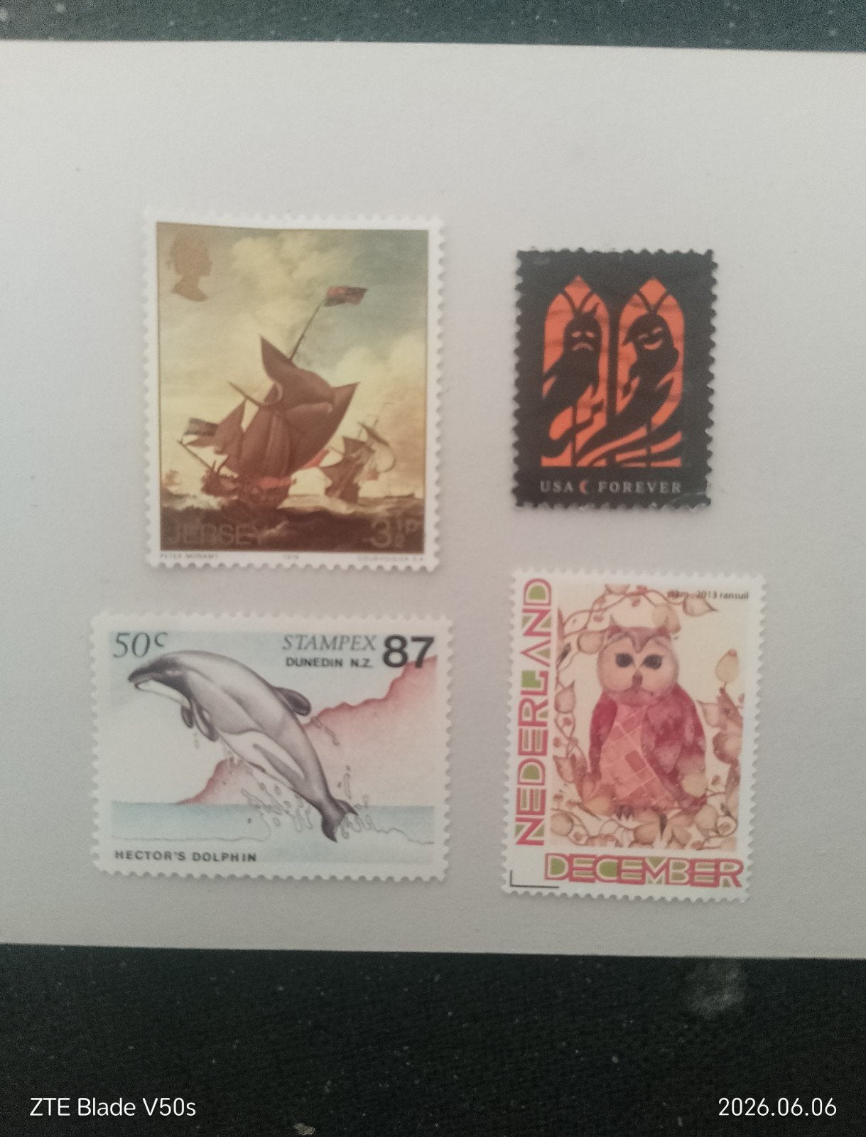 Timbres postaux 4 Histoire, Enlèvement ou Envoi