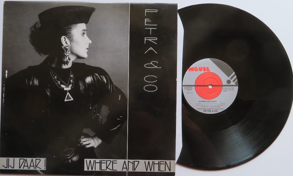Petra & Co - Jij daar / Where and when. Maxi, Gebruikt, Overige genres, Ophalen of Verzenden, 12 inch