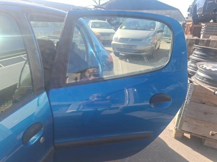 Portière 4portes arrière gauche d'un Peugeot 206 (KMF), -, 3 mois de garantie, Utilisé, Porte