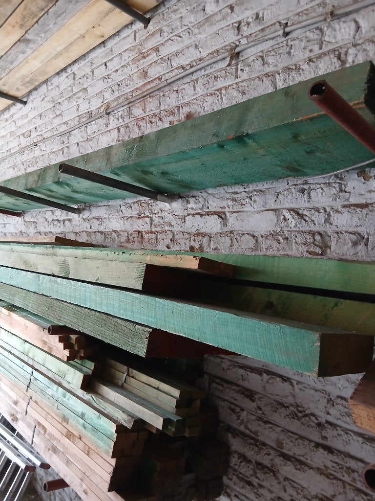 Lots de bois neufs pour toiture, charpente, Neuf, 50 mm ou plus, 300 cm ou plus, Autres essences de bois