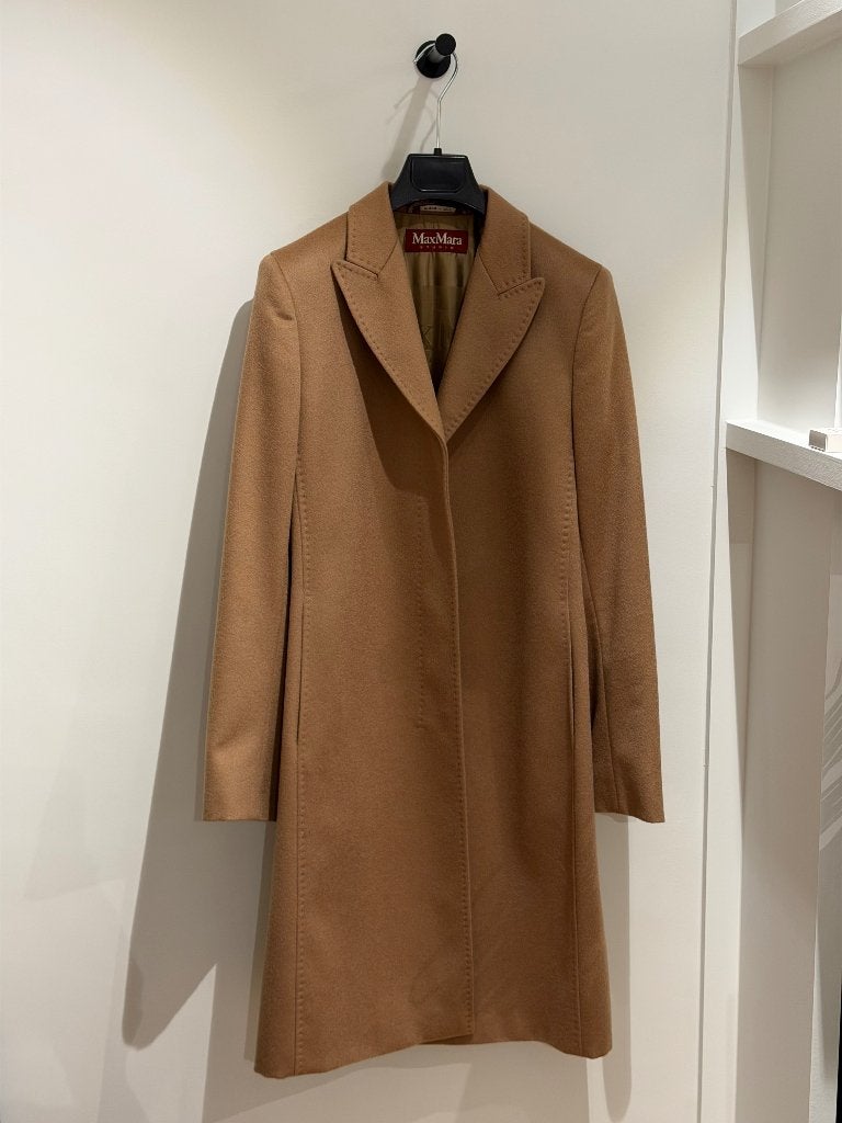 MaxMara Studio Mantel, Kleding | Dames, Beige, Max Mara, Zo goed als nieuw, Ophalen