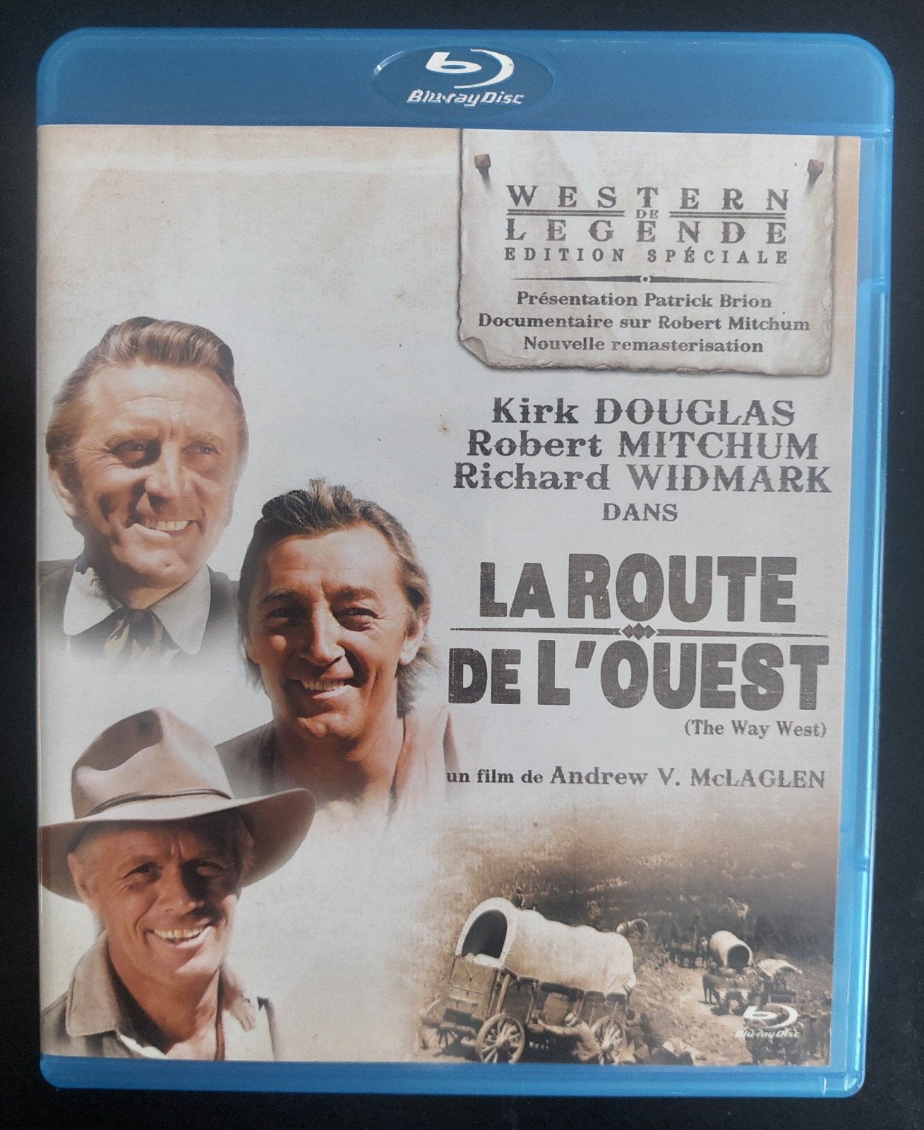 Blu-ray La route de l'ouest ( Kirk Douglas, Robert Mitchum,, Enlèvement ou Envoi, Blu-ray