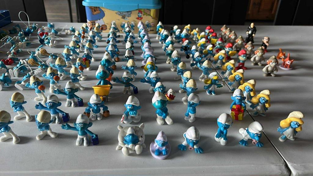 Set smurfen, Ophalen, Zo goed als nieuw