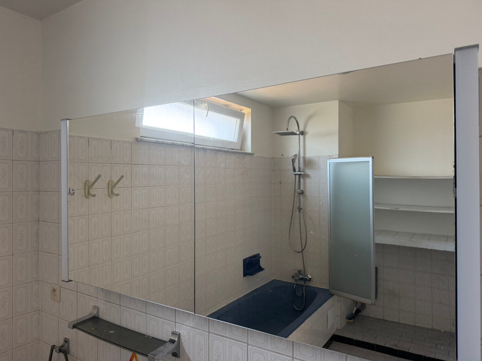 Miroir de salle de bain avec éclairage, Enlèvement, Utilisé