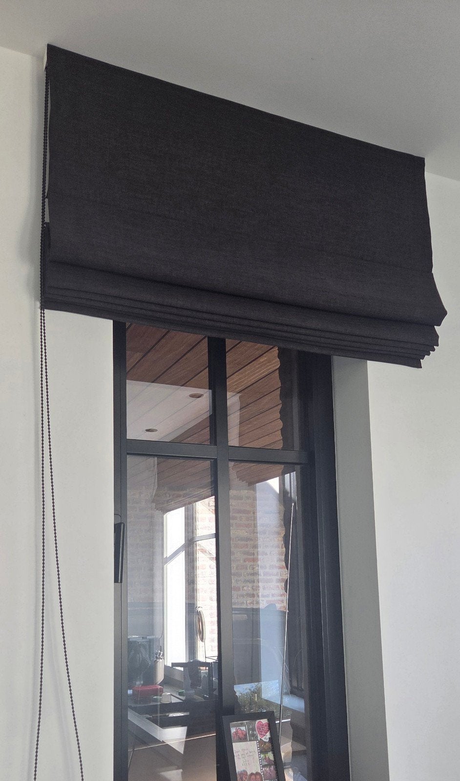 Vouwgordijn 80x170, Gris, Store romain, 170 cm, Comme neuf