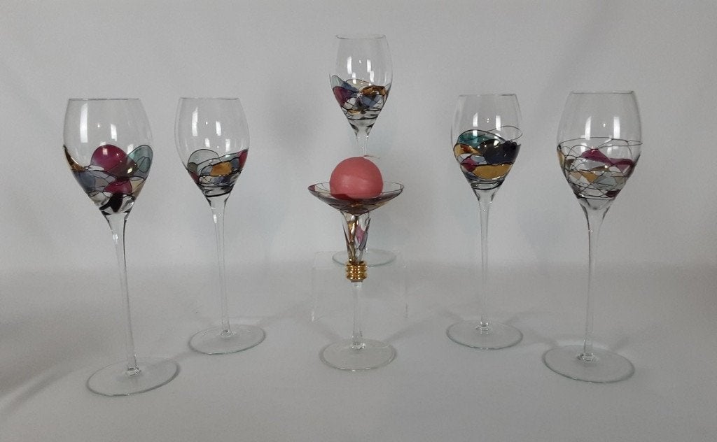 art de la table en verre Tiffany, Antiquités & Art, Antiquités | Verre & Cristal, Enlèvement ou Envoi