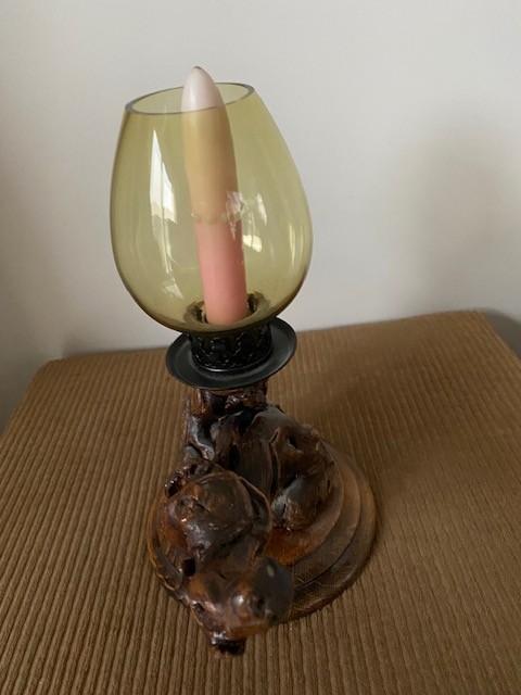 Chandelier vintage en forme de tronc de raisin, Enlèvement ou Envoi, Verre