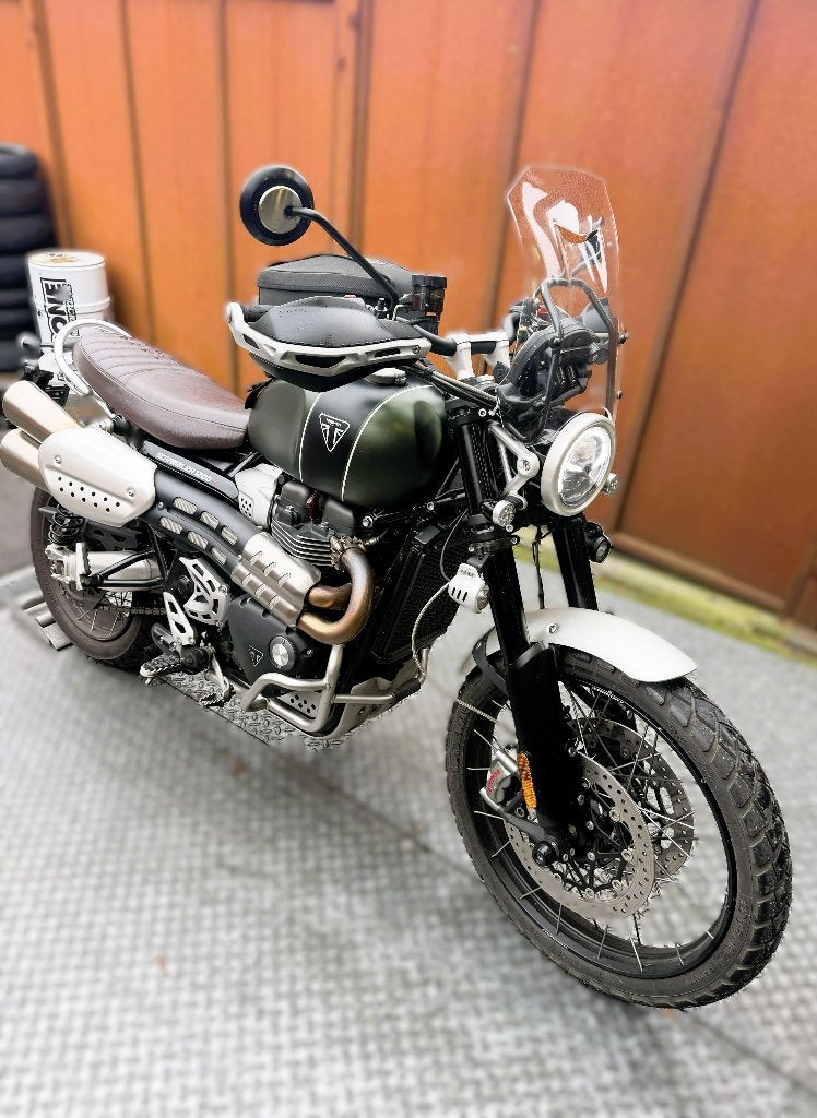 triumph scrambler 1200cm³ abs 2023 1er proprio gar 1.2.3ans, Permis Moto A, Entreprise, Plus de 35 kW, 2 cylindres