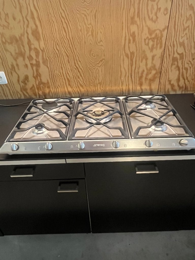 Gaskookplaat SMEG, Elektronische apparatuur, Ophalen, Zo goed als nieuw, Inbouw, Gas