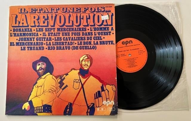 LP MUSIQUE DE FILM WESTERNS IL ÉTAIT UNE FOIS, Compilation, Enlèvement ou Envoi, Utilisé, 12 pouces