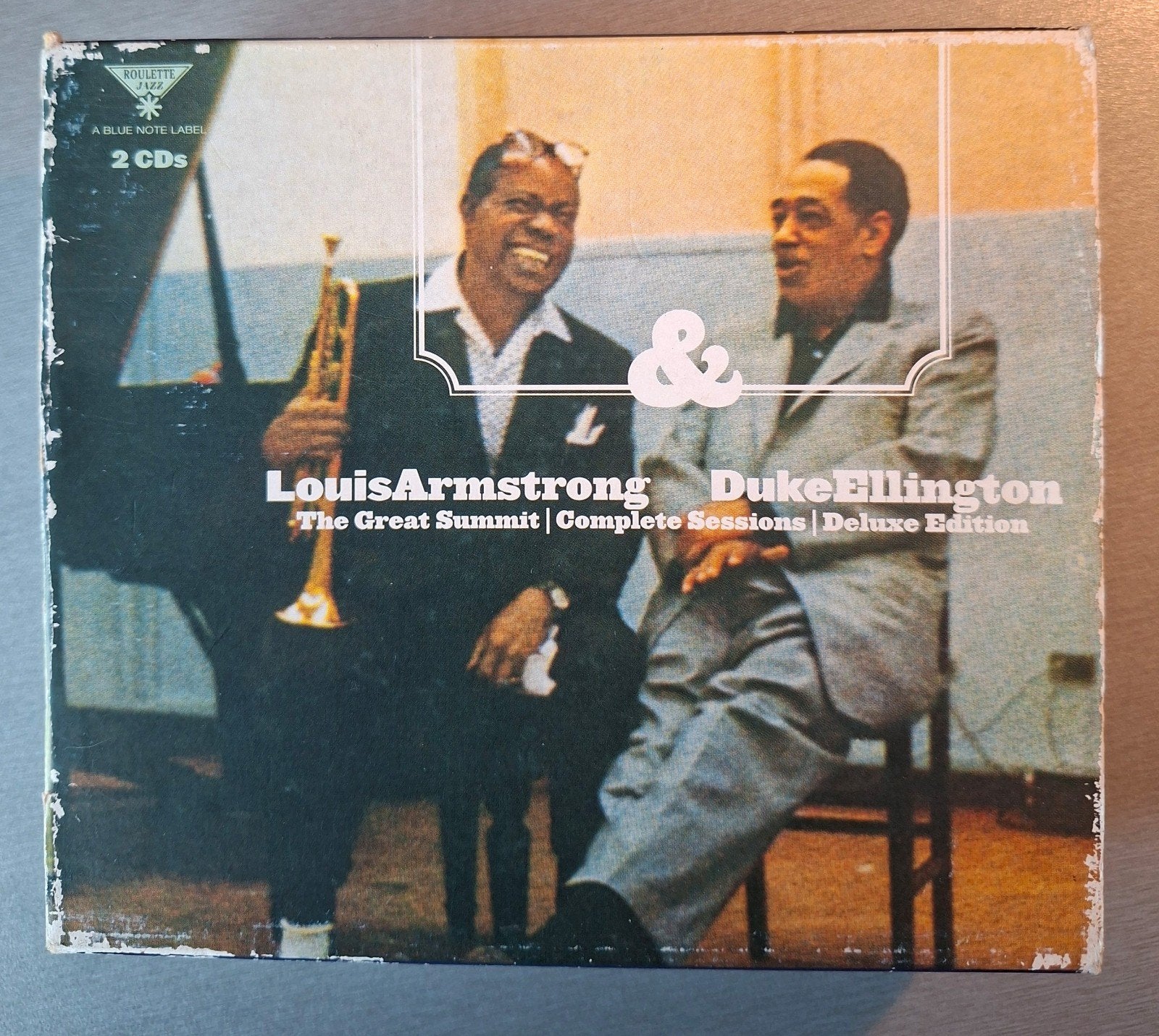2cd box. Armstrong/Ellington.  The great Summit. Deluxe ed., Cd's en Dvd's, Cd's | Jazz en Blues, Ophalen of Verzenden