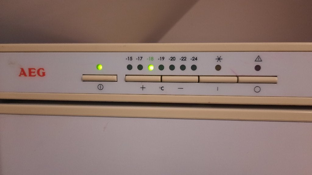 Diepvries, Gebruikt, Energieklasse A of zuiniger, 140 tot 160 cm, Ophalen