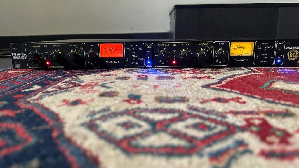 Drawmer 1968 Mercenary Edition tube compressor, Audio, Tv en Foto, Professionele apparaten, Ophalen, Gebruikt, Audio