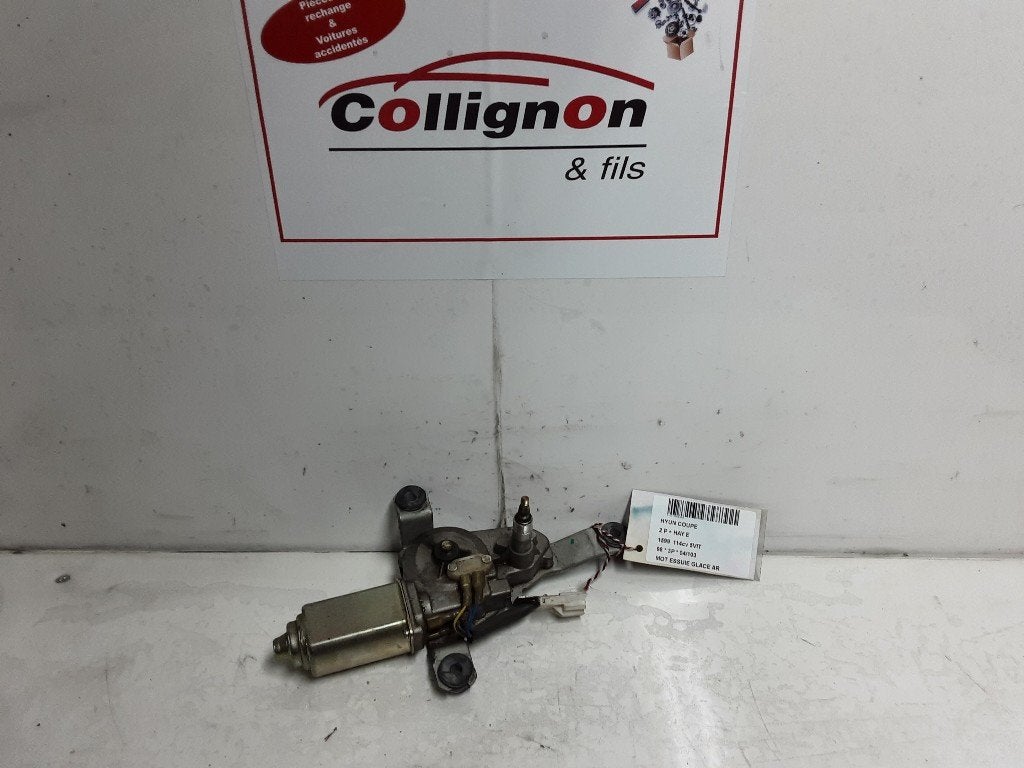 RUITENWISSERMOTOR ACHTER Hyundai Coupe (9870027001WR108SC), Gebruikt, Mevr. I. Hauben, Hyundai, Rue de l'Espoir 34 34
4030  GRIVEGNÉE, BE