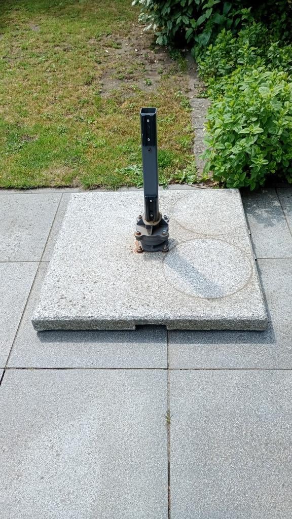 Parasolvoet, Ophalen, Parasolvoet
