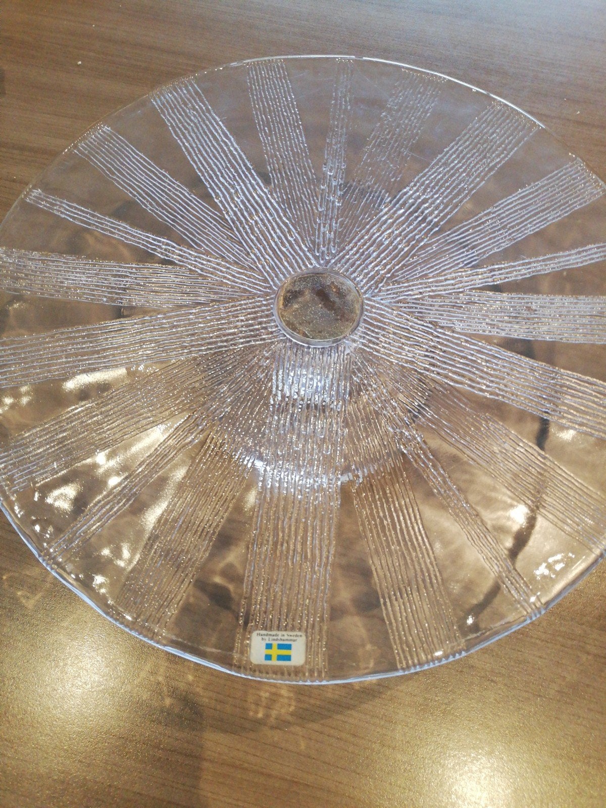 Vitage taartschotel van Lindshammer. Hoogte 10cm,diameter 32, Ophalen