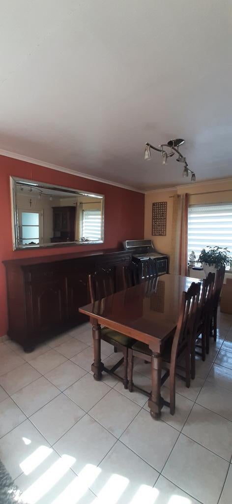 Complete eiken eetplaats, Huis en Inrichting, Ophalen
