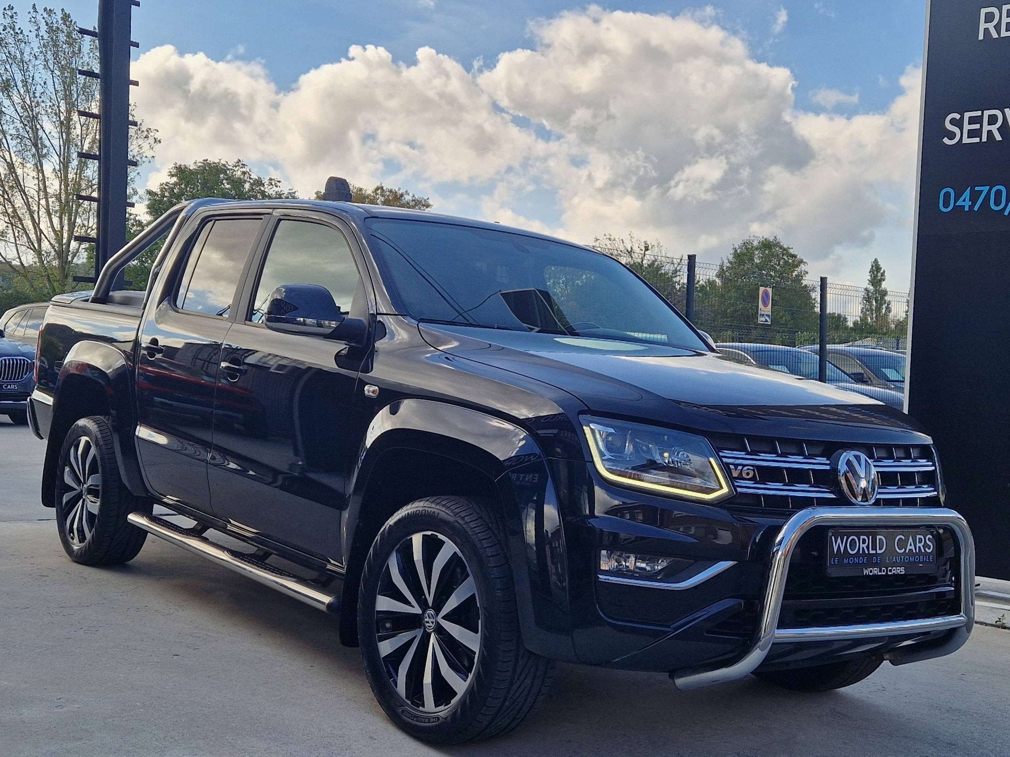 Volkswagen Amarok Amarok 3.0 V6 TDi 4Motion HIGHLINE - TVAC/, Autos, Volkswagen, Achat, Entreprise, Noir, 6 cylindres