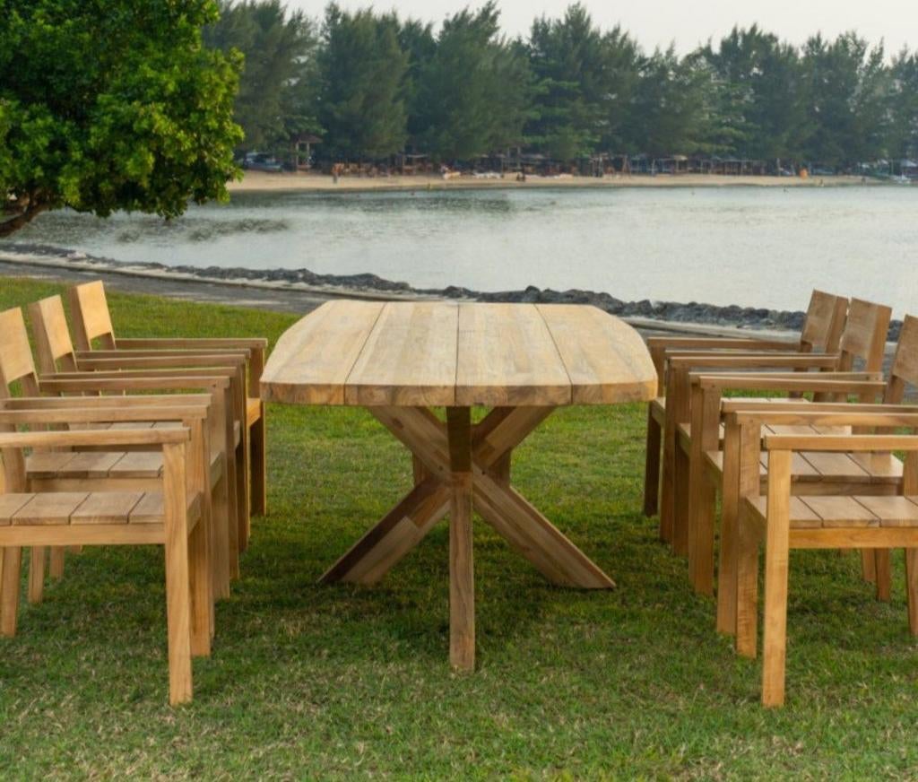 Teak Premium Kwaliteit aan Groothandelsprijs voor Iedereen., Tuin en Terras, Tuinsets en Loungesets, Nieuw, Tuinset, Bank, Bijzettafel