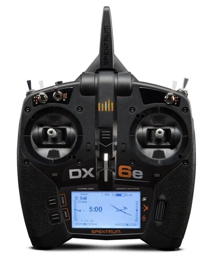 Zender Spektrum DX 6e, Hobby en Vrije tijd, Modelbouw | Radiografisch | Vliegtuigen, Ophalen, Zo goed als nieuw