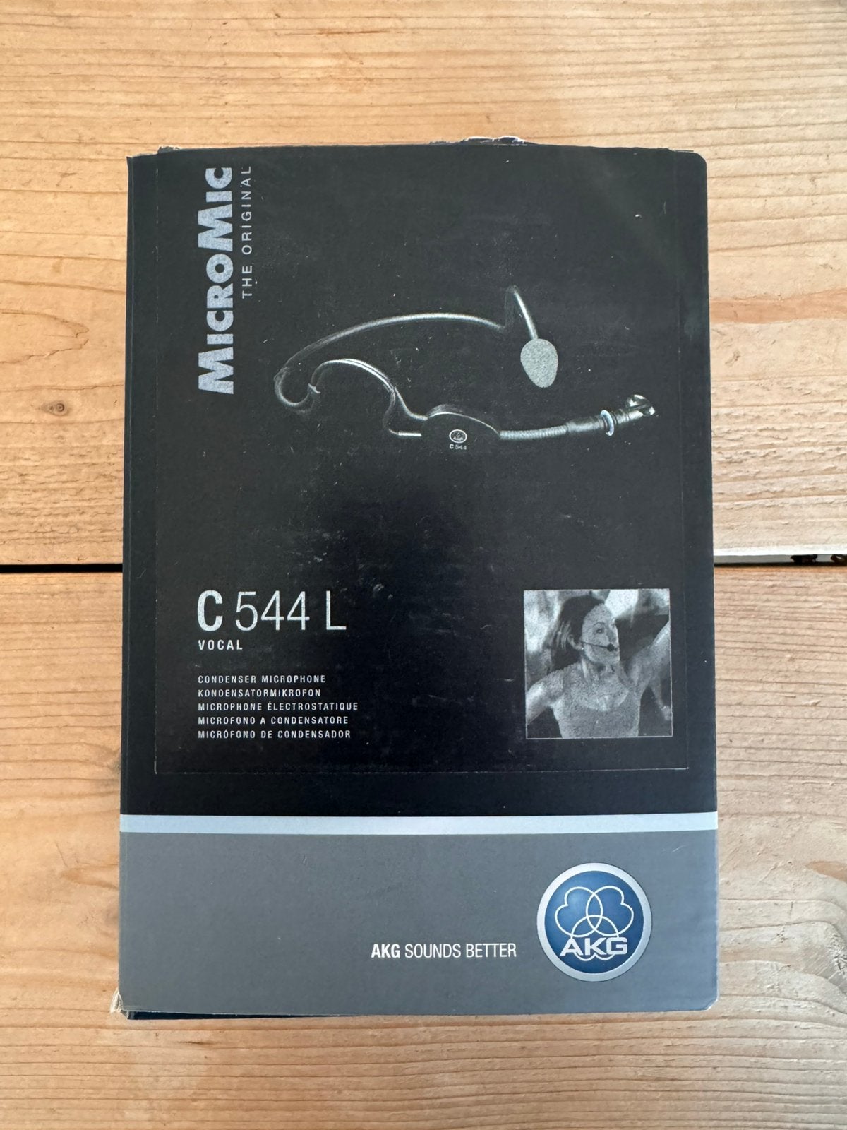 MicroMic C 544 L vocal + extra draden (witte doos), Muziek en Instrumenten, Microfoons, Zo goed als nieuw, Verzenden