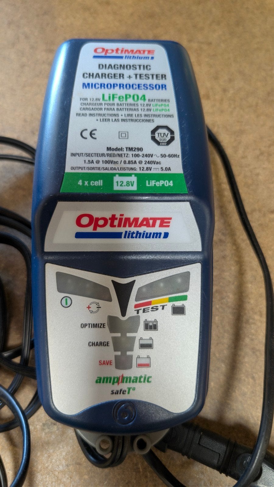 Optimate Lithium druppellader, Motoren, Ophalen of Verzenden