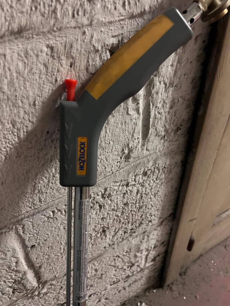 Hozelock zaklamp, Ophalen, Gebruikt