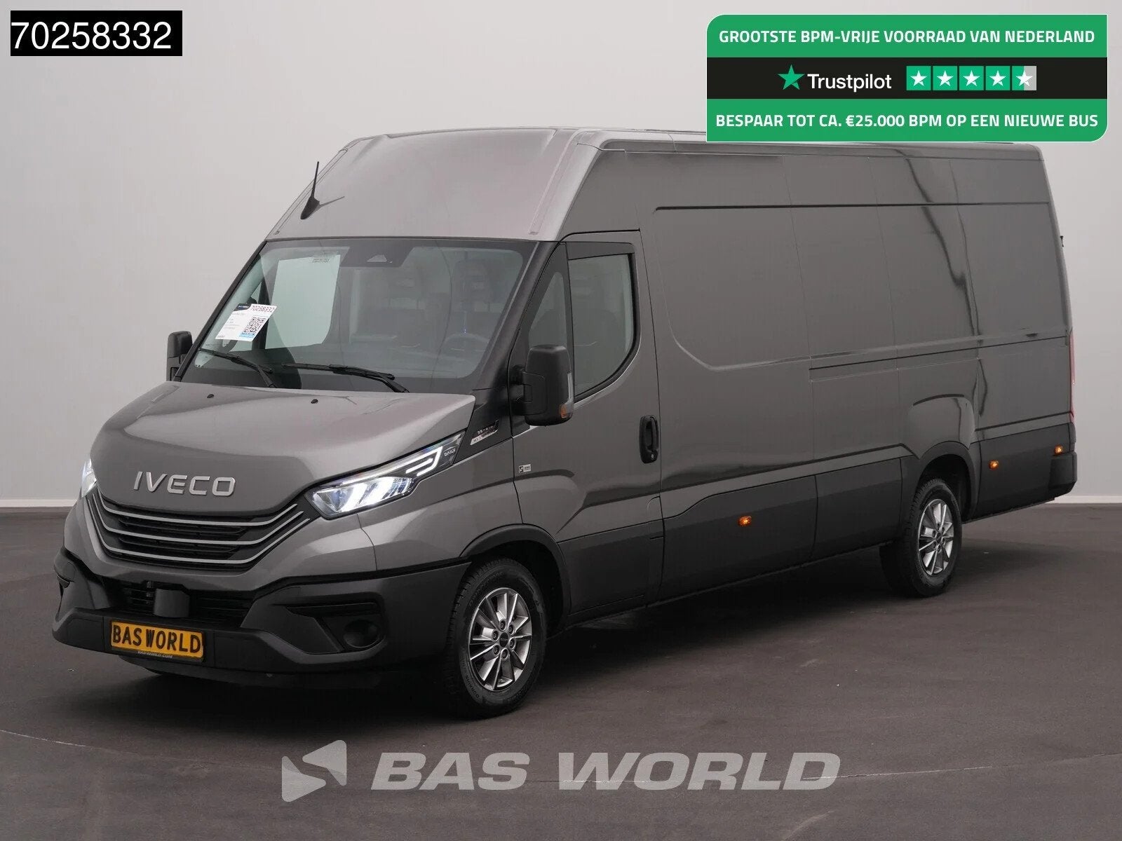 Iveco Daily 35S21 BPM VRIJ! 3.0L Automaat 210PK L3H2 2025-Mo, Auto's, Bestelwagens en Lichte vracht, Stof, Euro 6, 4 cilinders