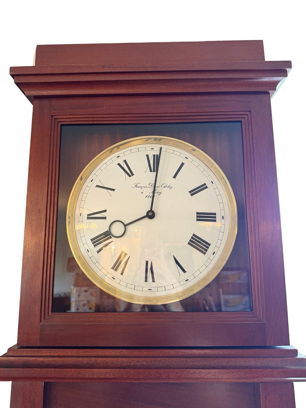 Horloge comtoise de parquet Odobez Morez à poids, Antiquités & Art, Enlèvement