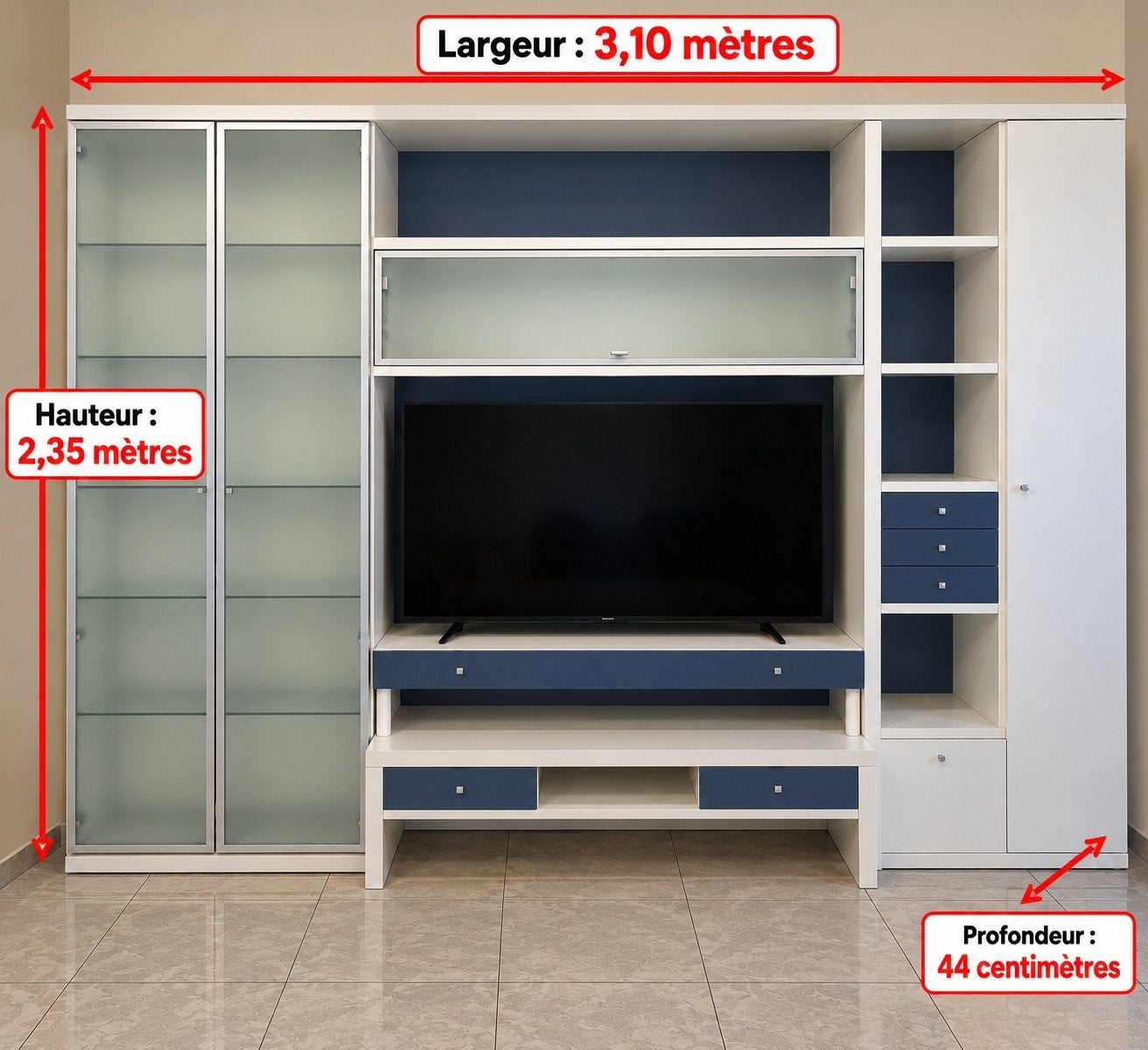 Meuble télé, Enlèvement
