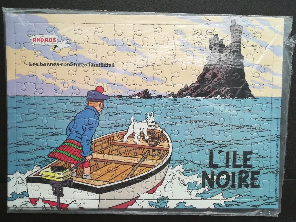 puzzle rare tintin l'Ile noire  ( ANDROS 1981) état neuf, Enlèvement ou Envoi, Neuf