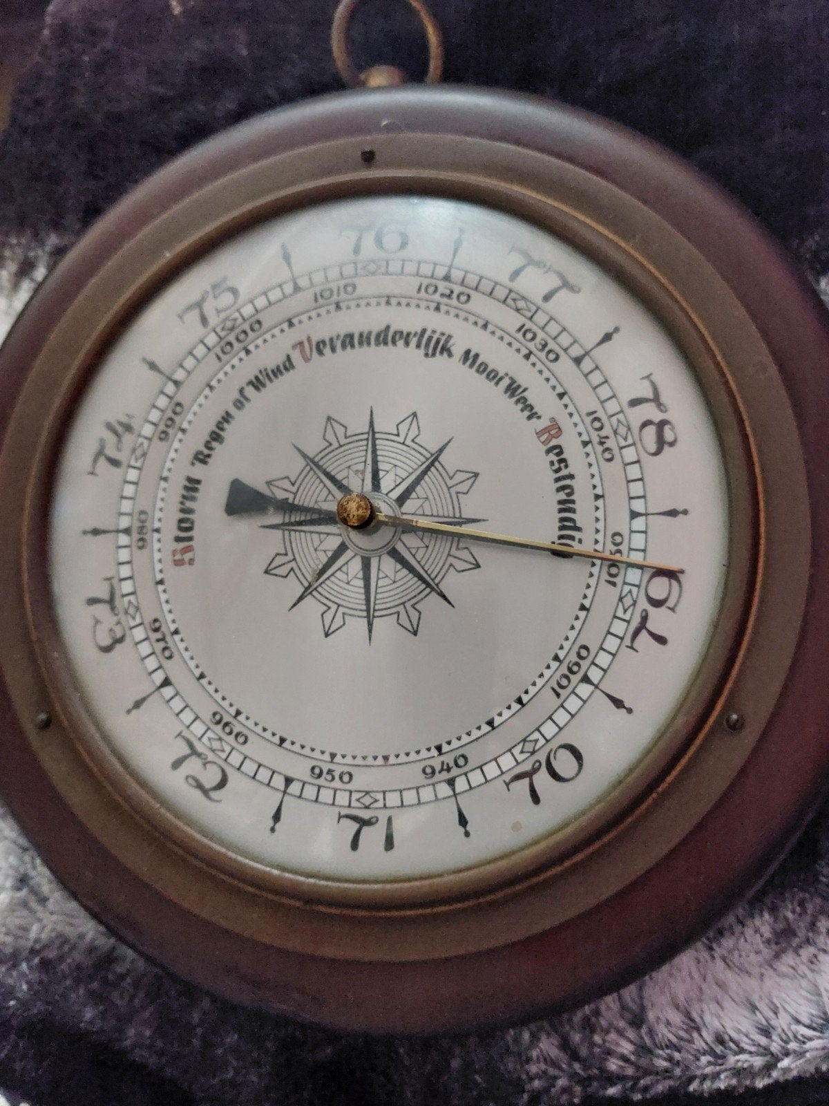 Vintage barometer, Ophalen, Barometer