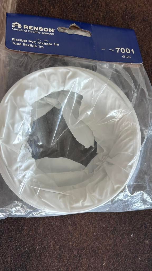 Renson pvc flexibel 125mm (Lengte: 1m), Ophalen, Nieuw