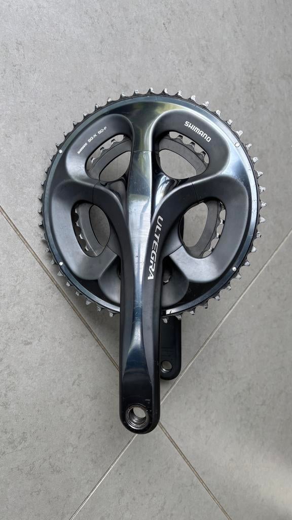 Shimano FC6750 crank compact, Fietsen en Brommers, Ophalen, Gebruikt, Racefiets, Crankstel of Pedalen