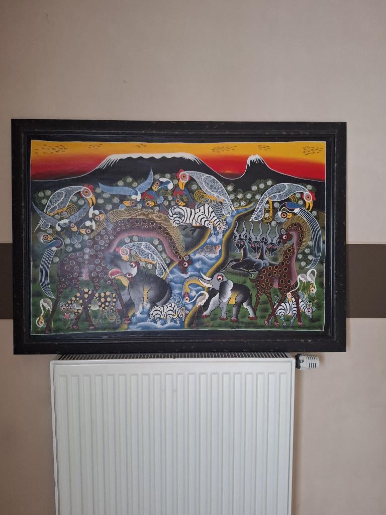 Handgeschilderde schilderij, Ophalen