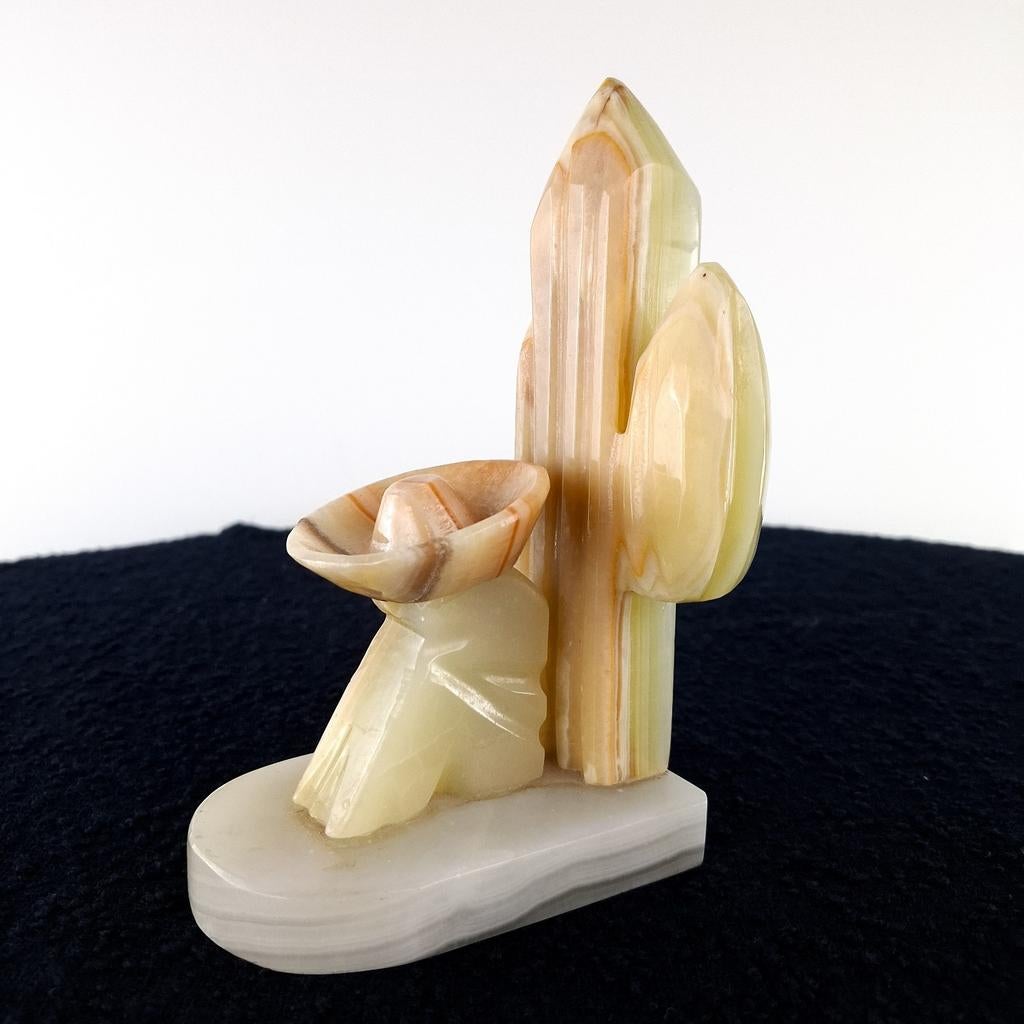 Vintage boekensteun onyx marmer jaren 70 mid century modern, Verzamelen, Ophalen of Verzenden