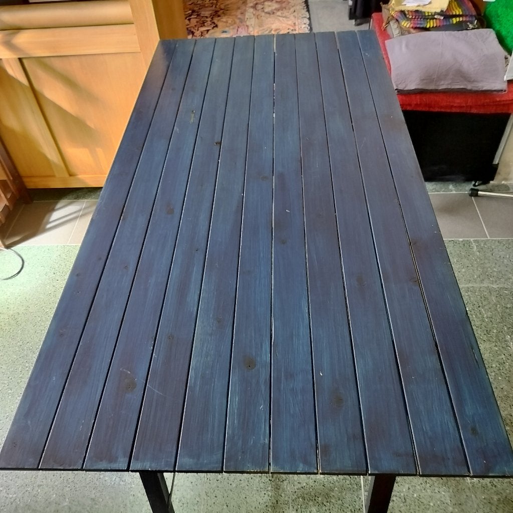 Schragen met blad grenen, Huis en Inrichting, Gebruikt, 150 cm, Hout, 70 cm