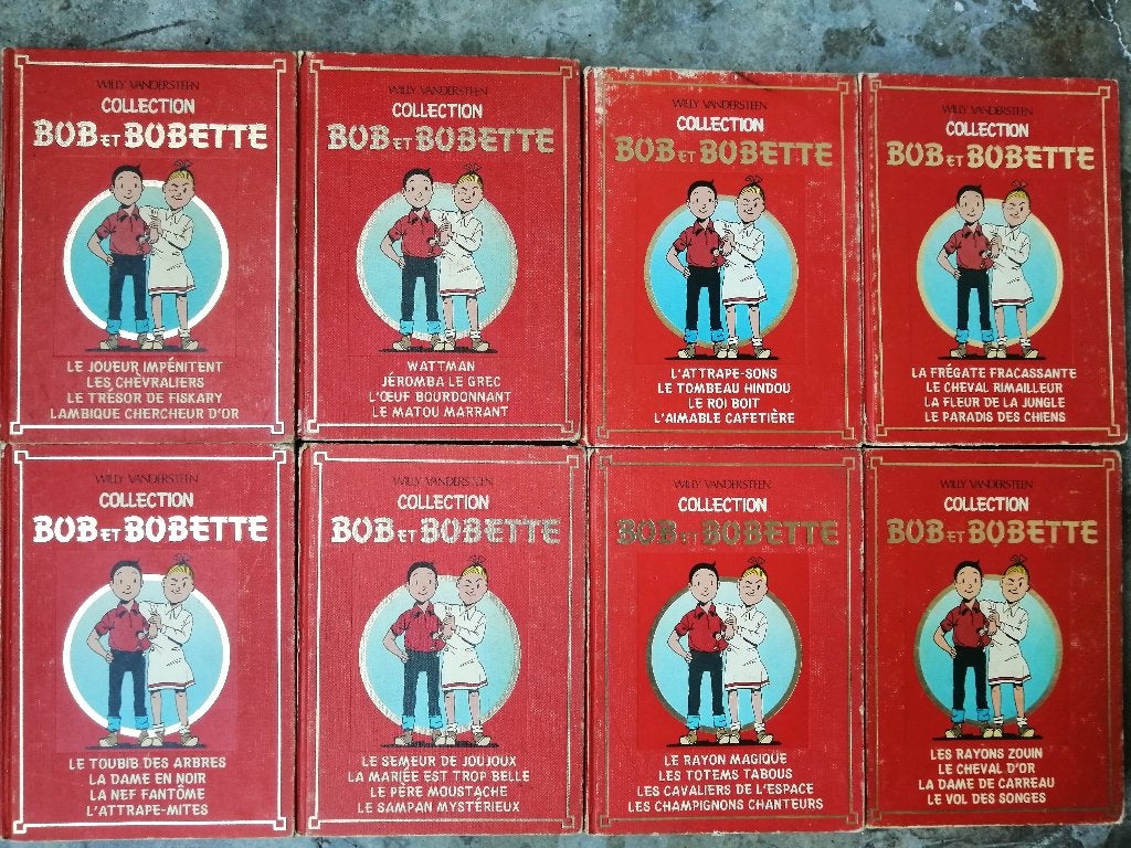 8 albums Bob et Bobette Éditions Christophe Colomb de 1987, Livres, Enlèvement ou Envoi, Willy Vandersteen