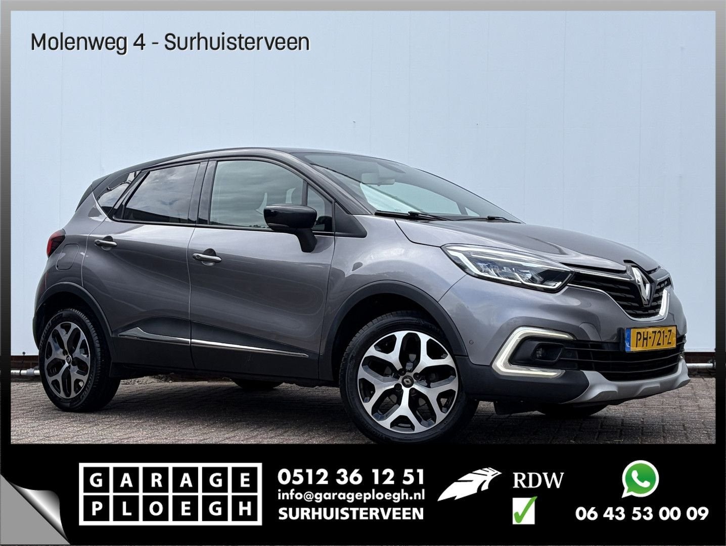 Renault Captur 0.9 TCe Intens Nav/Cruise Camera Keyless Hoog, Auto's, Bedrijf, Handgeschakeld, 113 g/km, Navigatiesysteem
