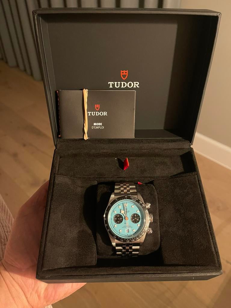 Chrono Tudor Black Bay Flamingo, Enlèvement, Comme neuf