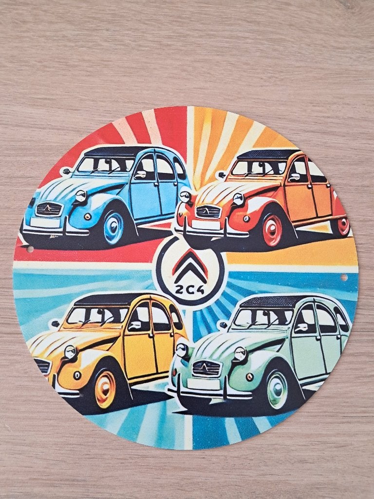 Citroën 2PK metalen borden, Enlèvement ou Envoi, Neuf, Voitures