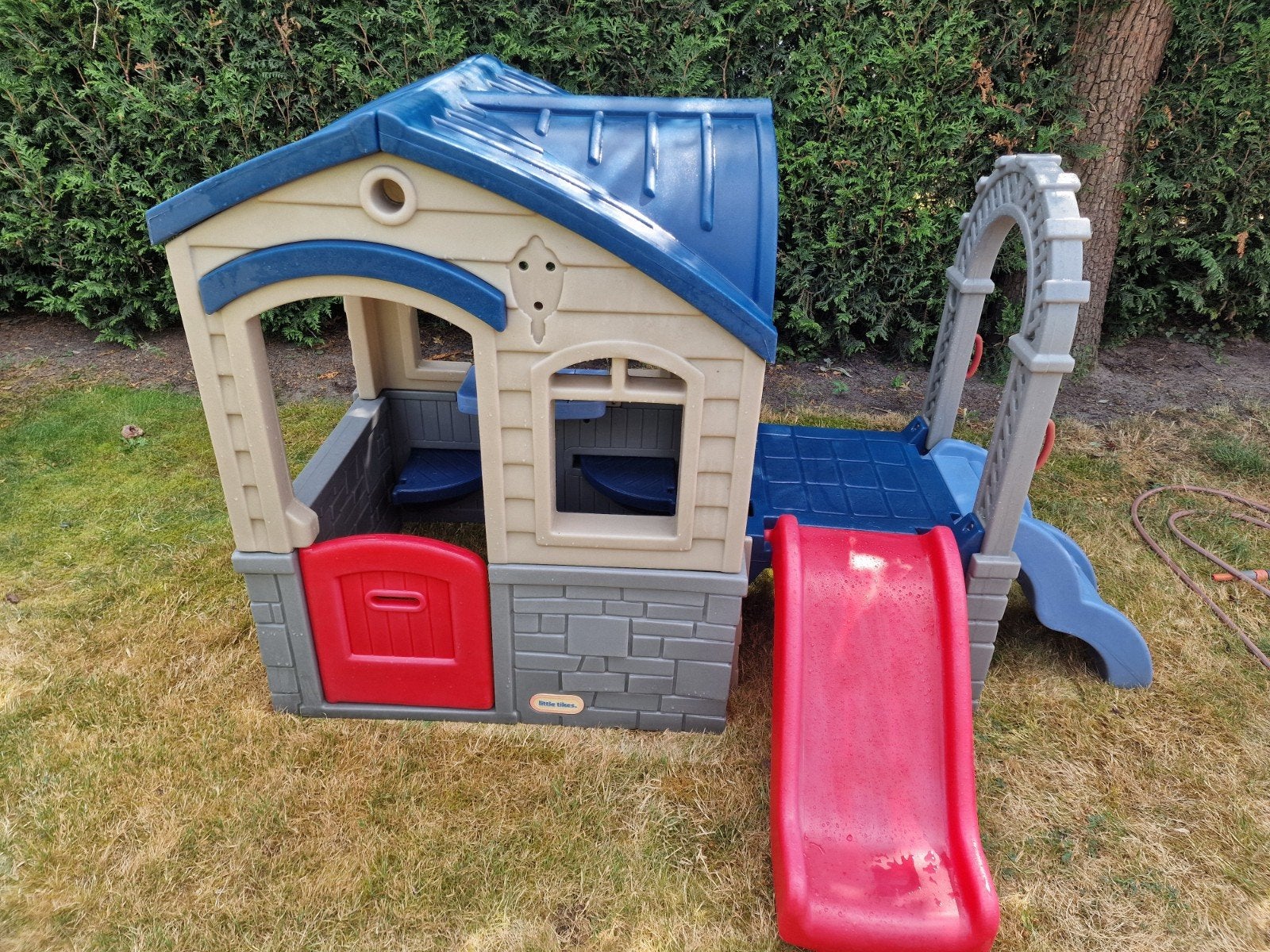 Little Tikes speelhuisje met glijbaantje, Ophalen, Gebruikt